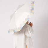 KONCIWA 日傘 傘柄あり 超軽量 ワンタッチ 自動開閉 折り畳み日傘 遮光率100%遮光 遮熱 UVカット 折りたたみ傘 晴雨兼用