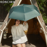 KONCIWA 日傘 超軽量 189g-199g UVカット率 100% 完全遮光 遮熱 ワンタッチ自動開閉 折りたたみ傘レーディス
